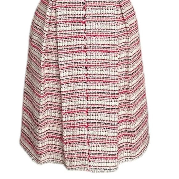 REBECCA TAYLOR Optic Tweed Dress Modern Classic Preppy Career Old Money, Size 8 - Picture 5 of 16